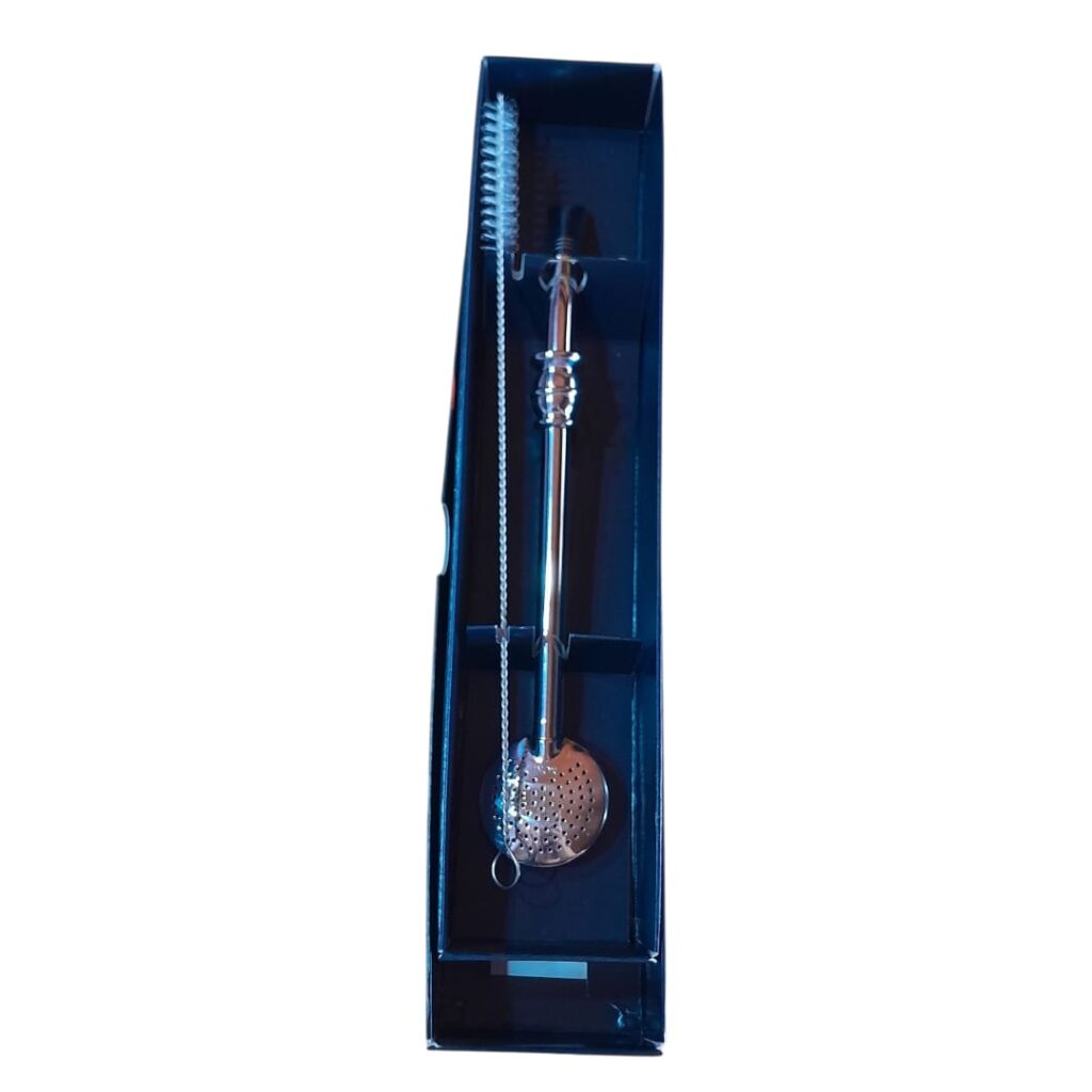 Bomba Chimarrão Inox Anel Cuia - Bortonaggio